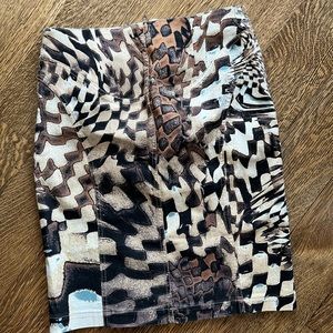 Roberto Cavalli Printed Pencil Skirt